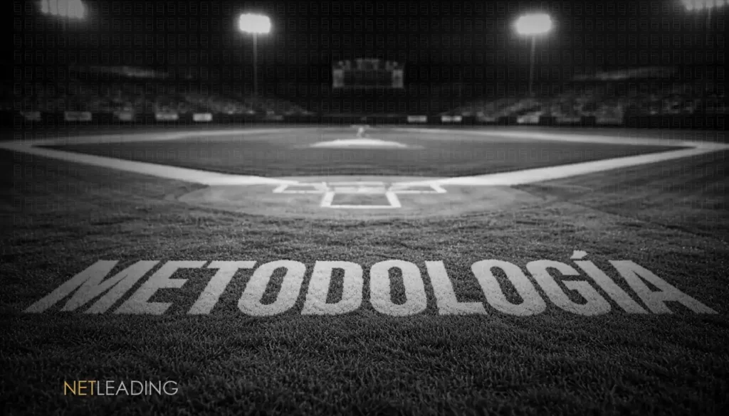 ¿Qué es Networking? Palabra Metodología sobre campo de Baseball de Noche Tonos Obscuros.